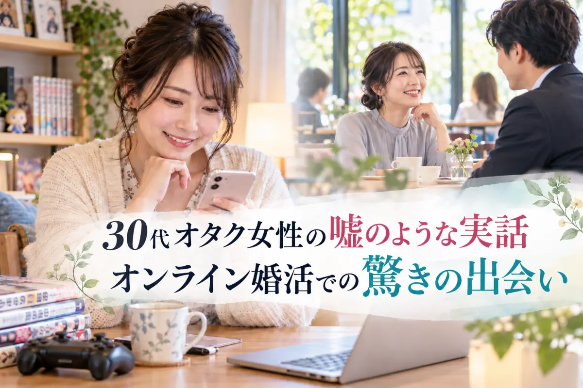 30代オタク女性の嘘のような実話｜オンライン婚活での驚きの出会い